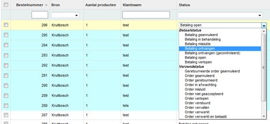 Bestelstatussen-Crossretail-webshop