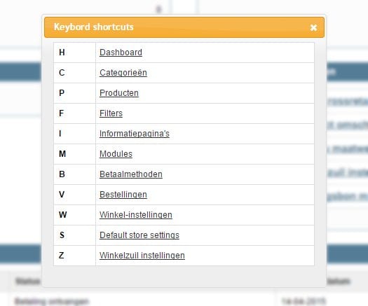 crossretail-shortkeys