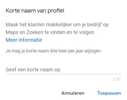 Nieuwe opties in Google Mijn Bedrijf