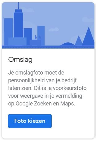 Nieuwe opties in Google Mijn Bedrijf