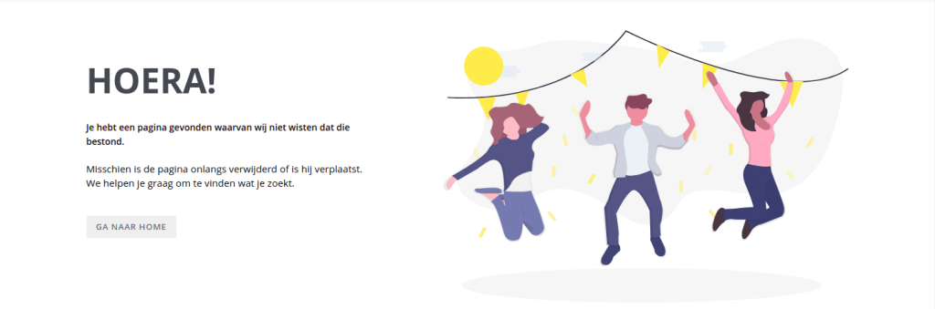 Vernieuwde 404 pagina in Crossretail